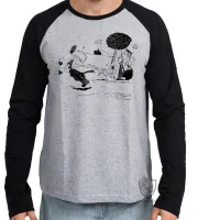 Camiseta manga longa Infantil ou Adulto Krazy Kat pulp fiction samuel - Foto 2