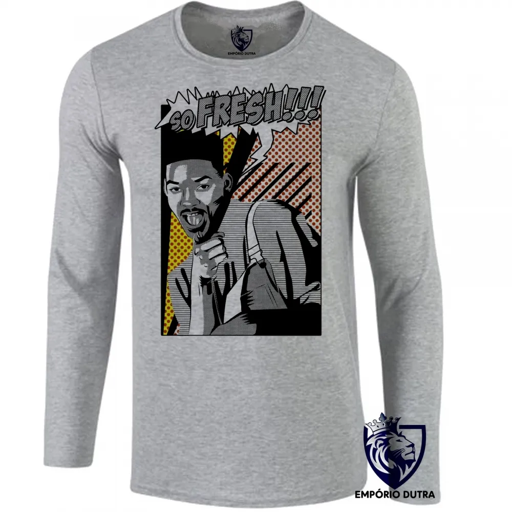 Camiseta manga longa Infantil ou Adulto um Maluco no pedaço Imagem