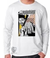 Camiseta manga longa Infantil ou Adulto um Maluco no pedaço - Foto 3