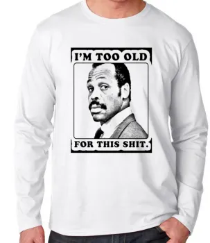 Camiseta manga longa Infantil ou Adulto Máquina Mortífera Danny Glover - Foto 2
