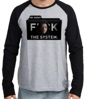 Camiseta manga longa Infantil ou Adulto Mister Robot - Foto 2