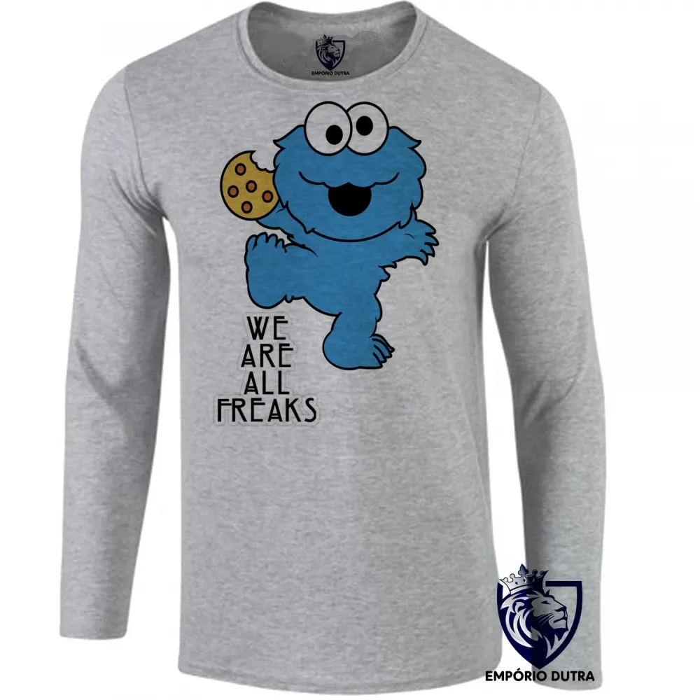 Camiseta manga longa Infantil ou Adulto Muppets baby freak serie anos 80 Imagem