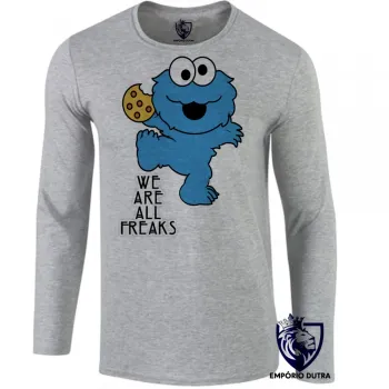 Camiseta manga longa Infantil ou Adulto Muppets baby freak serie anos 80