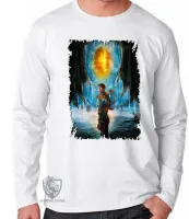 Camiseta manga longa Infantil ou Adulto Perdidos no Espaço - Foto 3