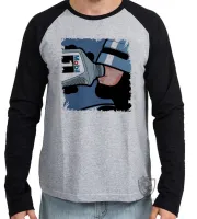Camiseta manga longa Infantil ou Adulto Robocop Mobil - Foto 2
