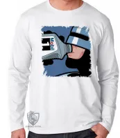 Camiseta manga longa Infantil ou Adulto Robocop Mobil - Foto 3