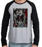 Camiseta manga longa Infantil ou Adulto Seven os sete pecados capitais - Foto 2