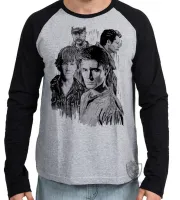 Camiseta manga longa Infantil ou Adulto Sobrenatural irmãos Winchester serie - Foto 2
