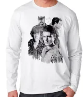 Camiseta manga longa Infantil ou Adulto Sobrenatural irmãos Winchester serie - Foto 3