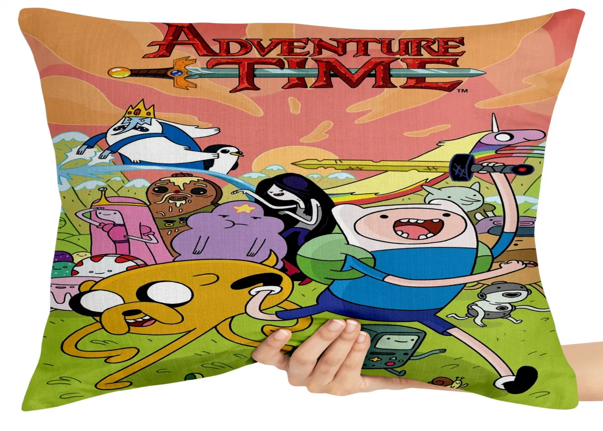 Capa de Almofada ou Travesseiro Hora da Aventura espada Imagem