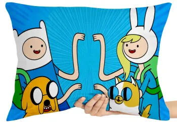 Capa de Almofada ou Travesseiro Hora da Aventura inverso