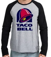 Camiseta manga longa Infantil ou Adulto Taco Bell restaurante demolidor - Foto 2