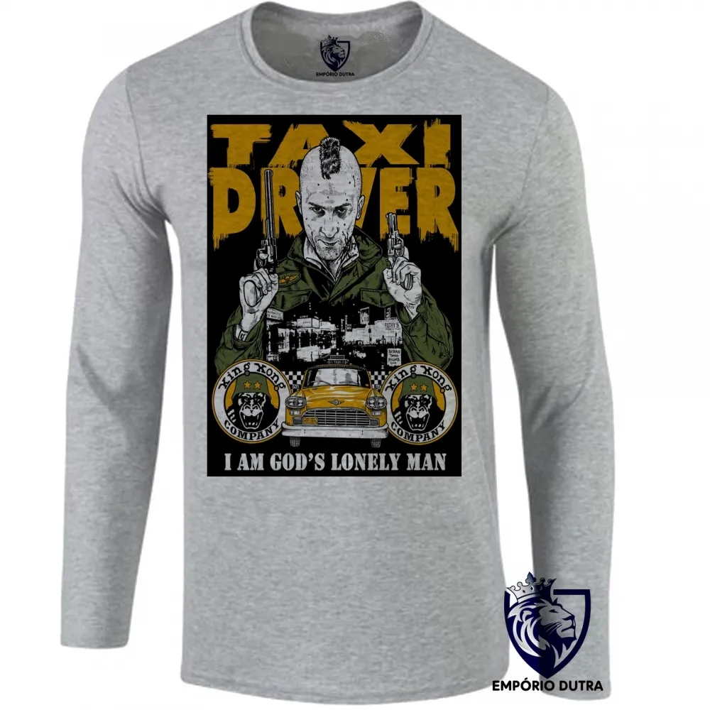 Camiseta manga longa Infantil ou Adulto Taxi Driver Robert de NIro