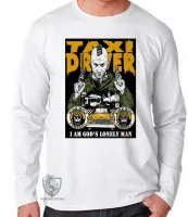 Camiseta manga longa Infantil ou Adulto Taxi Driver Robert de NIro - Foto 2