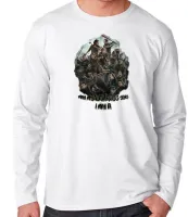 Camiseta manga longa Infantil ou Adulto The Walking Dead minha misericórdia - Foto 2