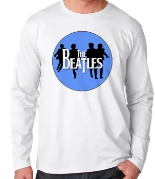 Camiseta manga longa Infantil ou Adulto beatles rock John Lennon redondo - Foto 2