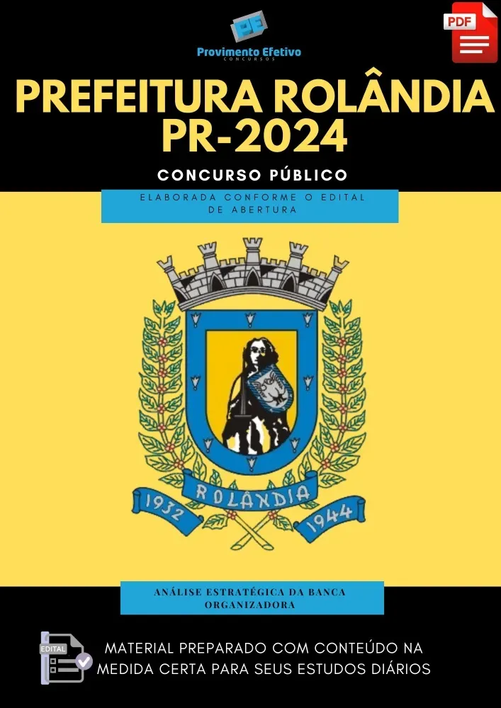 Apostila Rolândia 2024 Nível Médio 2024 Imagem