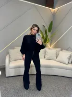 CALÇA FLARE MONTARIA PREMIUM PRETA - Foto 2