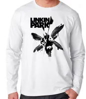 Camiseta manga longa Infantil ou Adulto Linkin Park Soldier banda rock chester - Foto 3