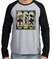 Camiseta manga longa Infantil ou Adulto Mickey Michael jackson - Foto 2