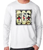 Camiseta manga longa Infantil ou Adulto Mickey Michael jackson - Foto 3