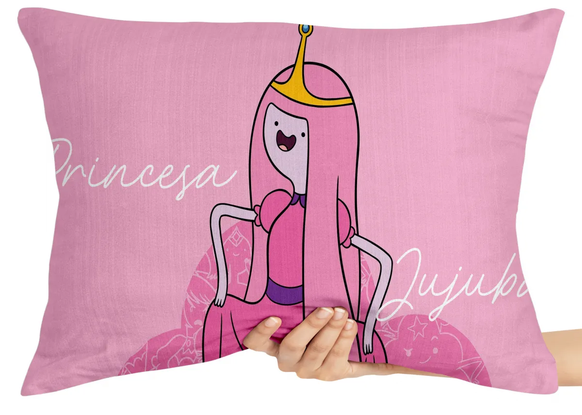 Capa de Almofada ou Travesseiro Princesa Jujuba