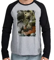 Camiseta manga longa Infantil ou Adulto Nirvana Kurt Cobain pintura - Foto 2