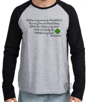 Camiseta manga longa Infantil ou Adulto The Verve lucky man - Foto 2