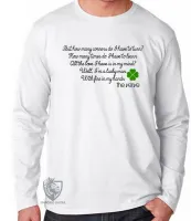 Camiseta manga longa Infantil ou Adulto The Verve lucky man - Foto 3