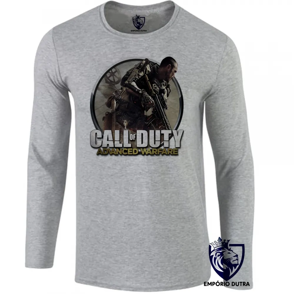 Camiseta manga longa Infantil ou Adulto Call of Duty advanced warfare Imagem