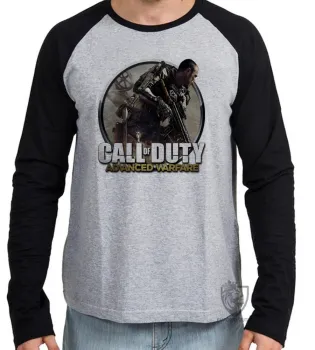 Camiseta manga longa Infantil ou Adulto Call of Duty advanced warfare - Foto 2