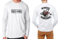 Camiseta manga longa Infantil ou Adulto Days Gone game moto harley - Foto 2