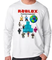 Camiseta manga longa Infantil ou Adulto roblox skins top game jogo pc blocos - Foto 2