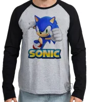 Camiseta manga longa Infantil ou Adulto Sonic mega drive - Foto 2