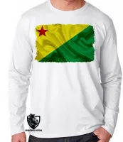Camiseta manga longa Infantil ou Adulto Estado Acre - Foto 2