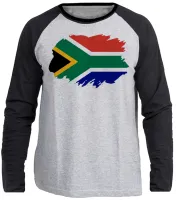 Camiseta manga longa Infantil ou Adulto Africa do sul - Foto 3