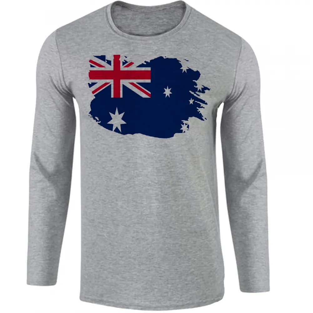 Camiseta manga longa Infantil ou Adulto Austrália oceania Imagem