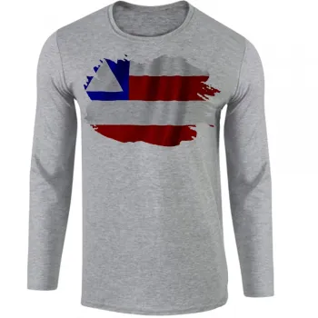 Camiseta manga longa Infantil ou Adulto Estado Bahia
