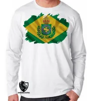 Camiseta manga longa Infantil ou Adulto Brasil imperial monarquia - Foto 2