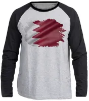 Camiseta manga longa Infantil ou Adulto Catar Oriente médio - Foto 3