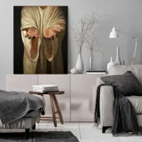 Quadro Mãos de Jesus - Foto 2