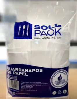 Guardanapo Sachê Liso Sollpack 500un
