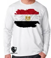 Camiseta manga longa Infantil ou Adulto Egito continente africa - Foto 2