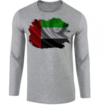 Camiseta manga longa Infantil ou Adulto Emirados Árabes Unidos