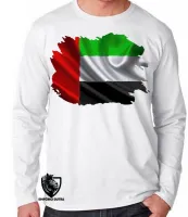 Camiseta manga longa Infantil ou Adulto Emirados Árabes Unidos - Foto 3