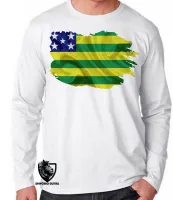 Camiseta manga longa Infantil ou Adulto Goiás Estado - Foto 2