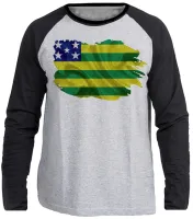 Camiseta manga longa Infantil ou Adulto Goiás Estado - Foto 3