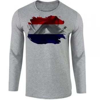 Camiseta manga longa Infantil ou Adulto Holanda netherlands