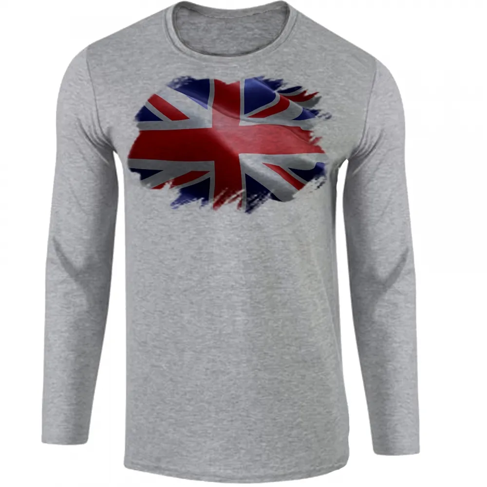 Camiseta manga longa Infantil ou Adulto inglaterra reino unido