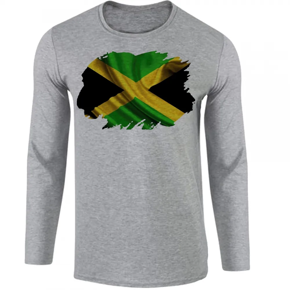 Camiseta manga longa Infantil ou Adulto Jamaica marley